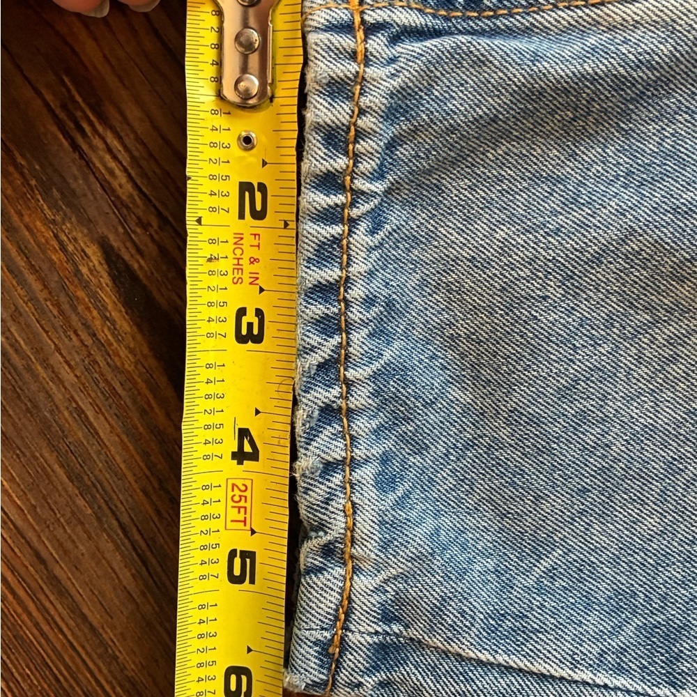 H&M Divided Mom Jeans Light Wash High Rise Tapered Leg Women’s Size 10 - Picture 6 of 12